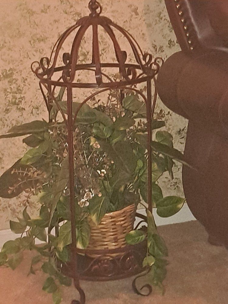 Bird Cage Plant Stand