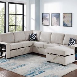 Sectional Sleeper Sofa With Storage