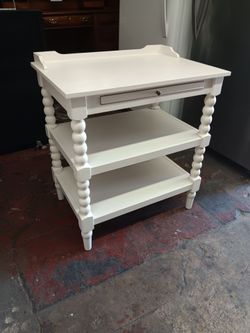 Liberty Furniture Inc 3-tier table w/ pull out tray