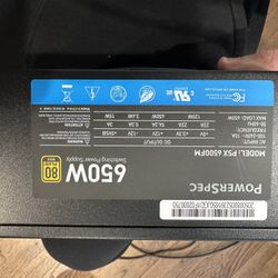 650W PSU - PC Power Supply