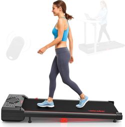 Walking Pad Treadmill, WENOKER Under Desk Tread Mill, Portable Tread Mill for Home Office, Compact Quiet Desk Tread Mill, Jogging Running Machine with