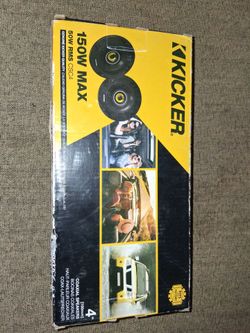 Kicker 4inch door speakers
