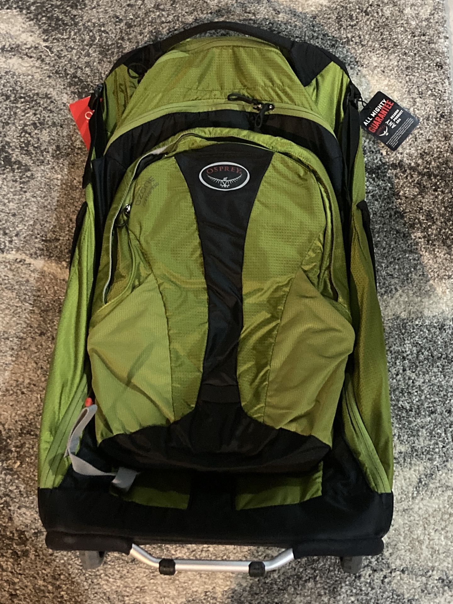 Osprey Ozone Convertible wheeled luggage and backpack