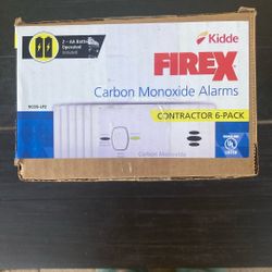 Carbon Monoxide Alarms 6 Pack