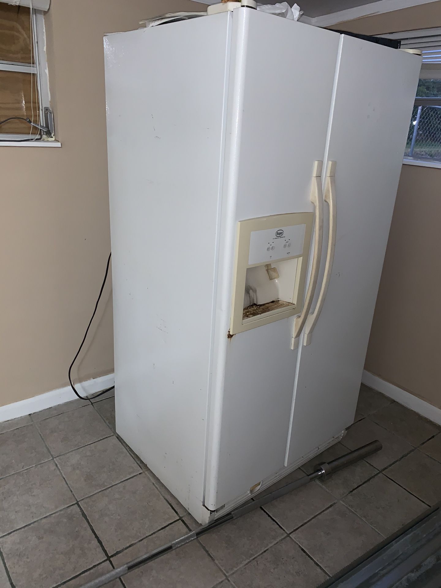 Used refrigerator.