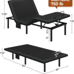 Adjustable XL Twin Size Bed