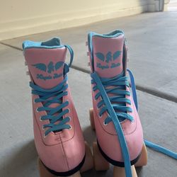 Angel Pink And Blue Skates 