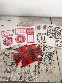 RARE ORIGINAL West Coast Choppers Sticker Pack