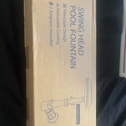 Swing Head Pool Fountain For Outdoor Pools 