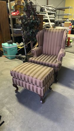 Chair and ottoman