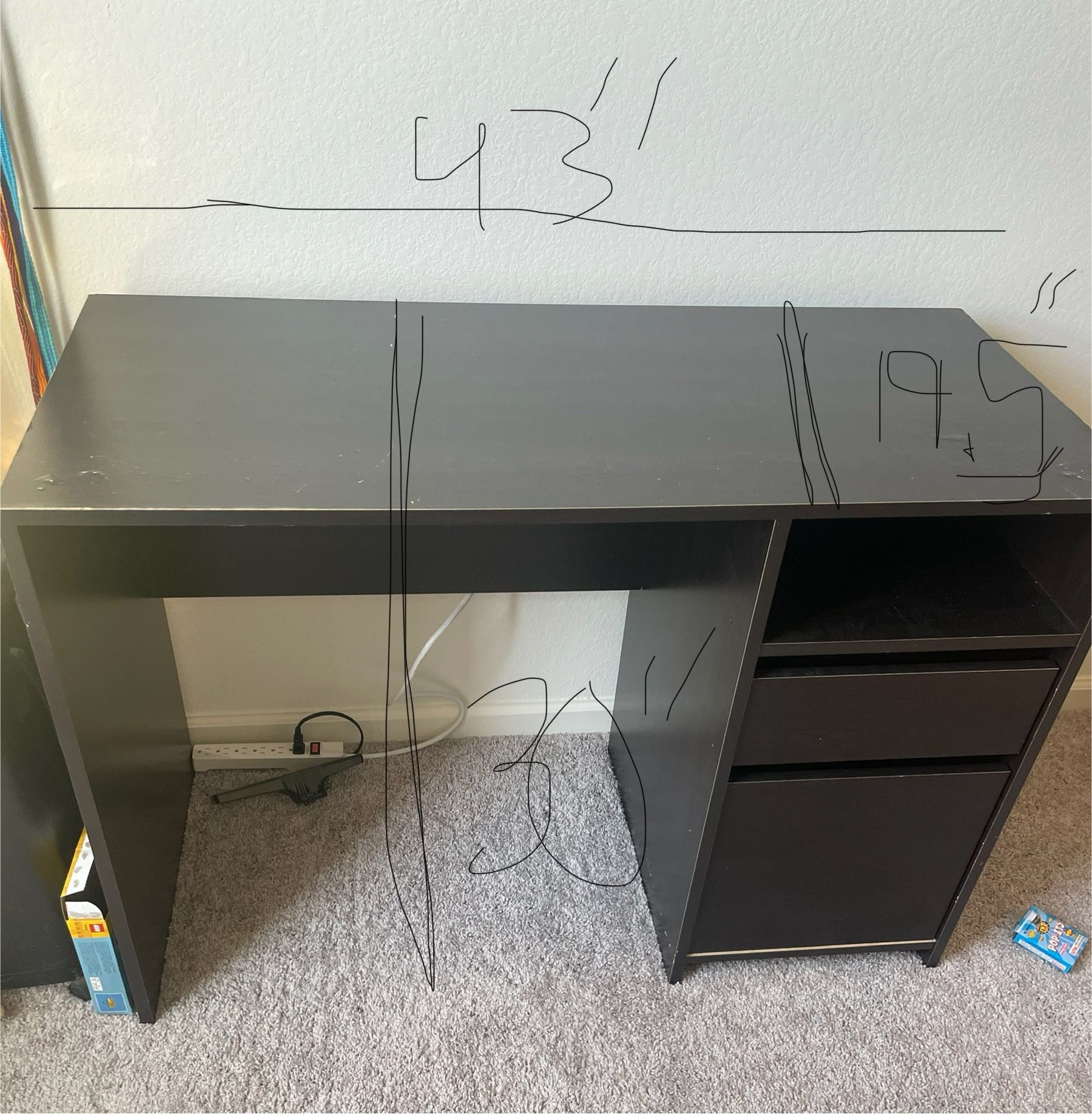 Office Desk With Drawer 