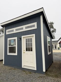 10x12 Modern Studio Shed - Fully Finished, Electrical, Mini-Split AC 