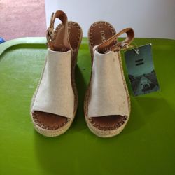 TOMS MONICA NATURAL OXFORD Size 8