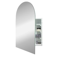 Arched Medicine Cabinet With Mirror 20X30 Inch