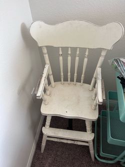 High chair - wooden