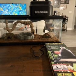 Complete Reptile Starter Kit – Tank + Heat + Decor