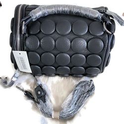 NWT Crossbody Cylinder Button Bag