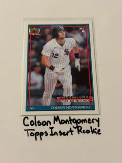 Colson Montgomery Chicago White Sox Shortstop Topps Short Print Insert Rookie Card.