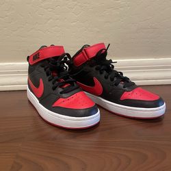 Nike Court Borough Mid 2 GS "Bred" Size 6Y Boy’s 8 Women’s