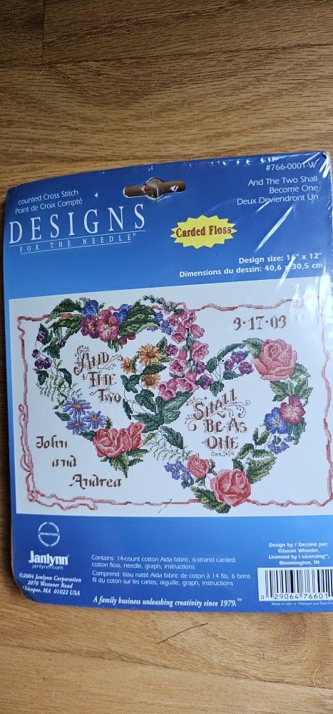 Wedding Cross Stitch Kit