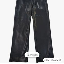 Faux  Leather Large Pants New /Pantalon Tipo Piel Nuevo