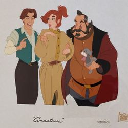 Authentic 1997 Anastasia Production Animation Film Celluloid Numbered 3288 / 4800 - Includes COA & Original Envelope - Hand Painted - Rare - Vintage