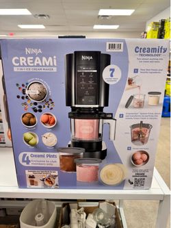 seven and one pre-maker Ninja creami seven in one ice cream maker
