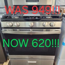 GE GAS RANGE 620! MANUFACTURERS WARRANTY! 0 DOWN 0% FINANCING! 1YR WARRANTY!