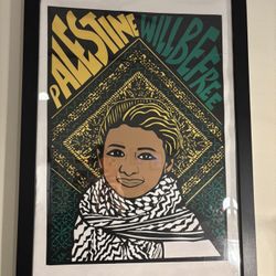 Palestine Will Be free Large Poster 