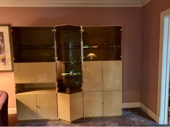 Wall Unit with Lights