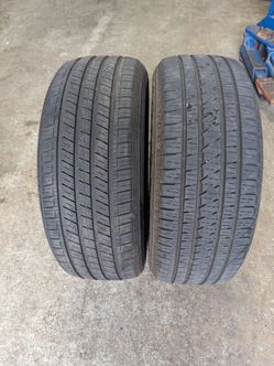 275/55R20 BRIDGESTONE DUELER/ VANTAGE PAIR OF TIRES