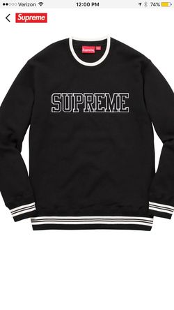 Supreme felt shadow crewneck brand new never worn!