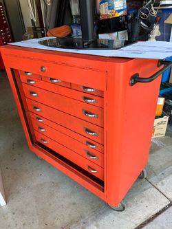 Vintage 1955 snap on KRA300 tool box toolbox rolling chest