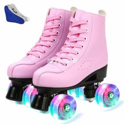 Light Up Roller Skates - New 