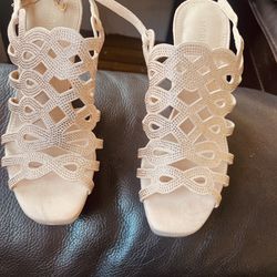 Woman's Leila Wedge Sandals  Size 8  Now 