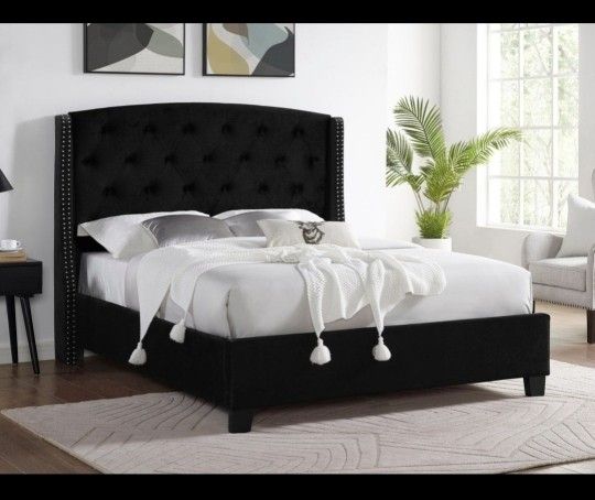 New Queen Bed Frame With Mattress 