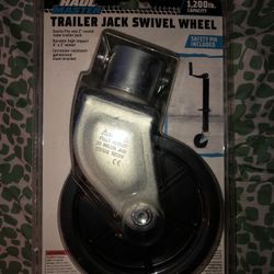 Trailer Jack Swivel wheel, boat car truck trailer mover