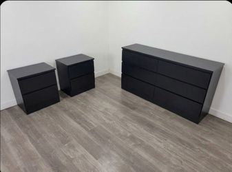 Dresser And 2 Nightstands - Cómoda y 2 Mesitas de noche