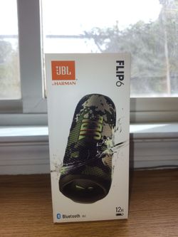 JBL Flip 6 Mini Portable Wireless Bluetooth Outdoor Stereo camo