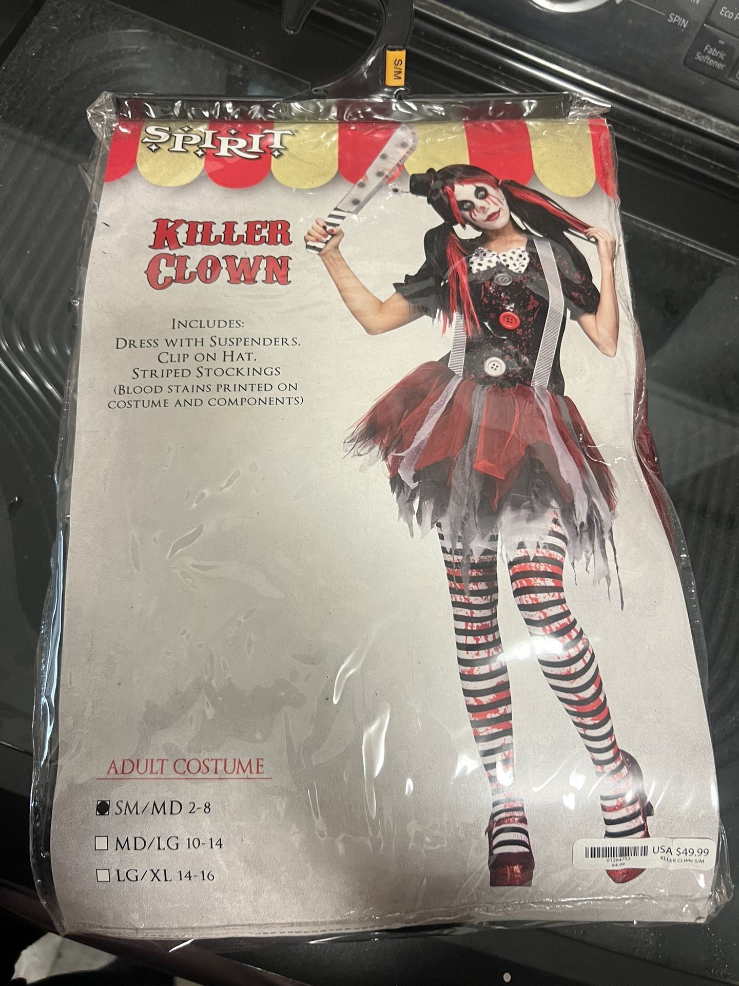 Killer Clown Costume 