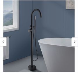 Topcraft Classical Freestanding Bathtub Faucet with Handheld Shower  017B