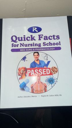 Quick facts for nursing school