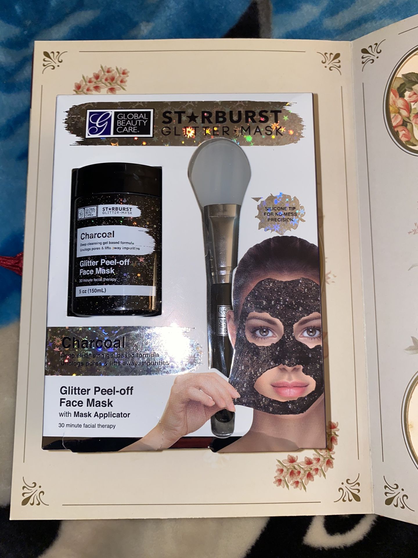 Starburst Charcoal Glitter Peel Off Face Mask