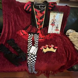 Dark Heart Queen Costume Size Medium 