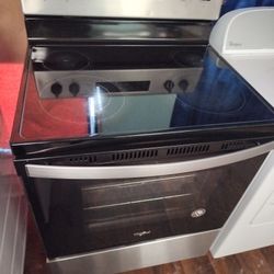 WHIRPOOL STAINLESS STEEL STOVE OVEN 
