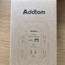 Addtam Wall Outlet Extender with USB & USB-C Ports – Surge Protector