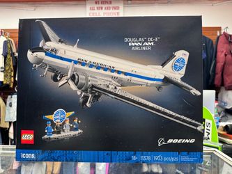 LEGO Icons Douglas DC-3 Pan Am Airliner 11378 1903 Pieces Boeing 18+