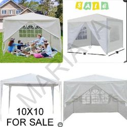 10x10 Canopy Tent Sidewalls Included 