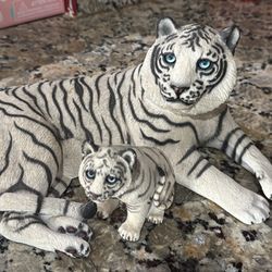 Ceramic White Tiger