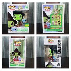Funko MOVIES WIZARD OF OZ Wicked Witch w/ Winged Monkey Exclusive 